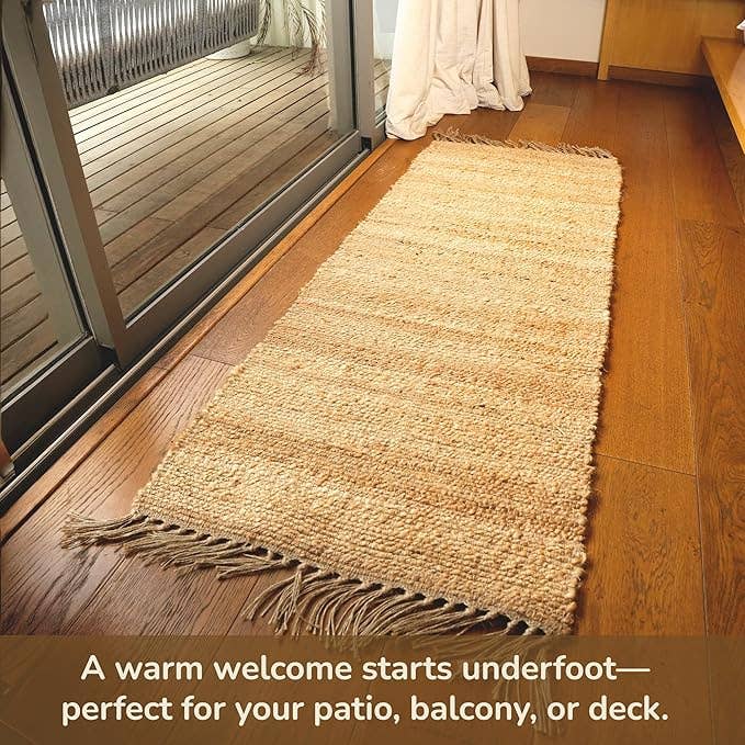 The Fine Living Company - Wholesale Runner Rug - Natural Jute Runner Rug 2x5 ft. – Handwoven Farmhouse Décor3
