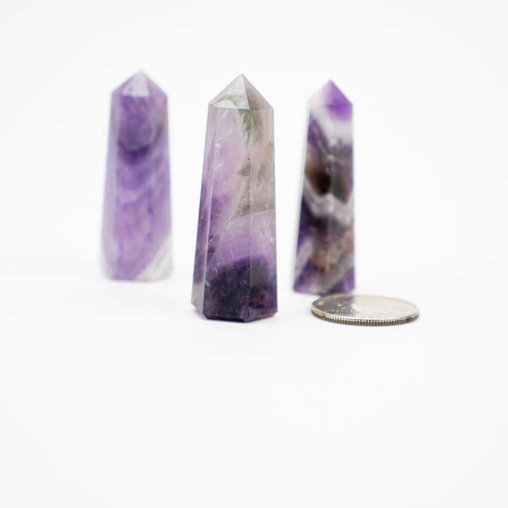 Pelham Grayson Rose - Wholesale Spiritual Stone/Crystal - Tapered Obelisk | Standing Point5