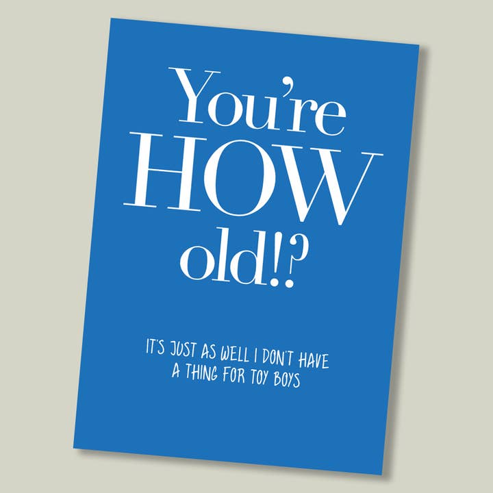 Carte d'anniversaire Cheeky pour la vente par Footle Publishing