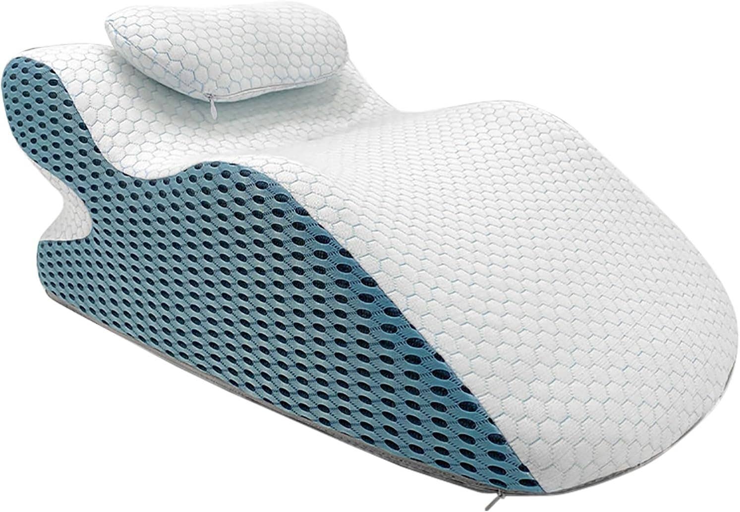 VIGOR - Vente Oreillers - Coussin de dossier triangulaire, coussin de lecture, coussin en coin pour tête de lit4