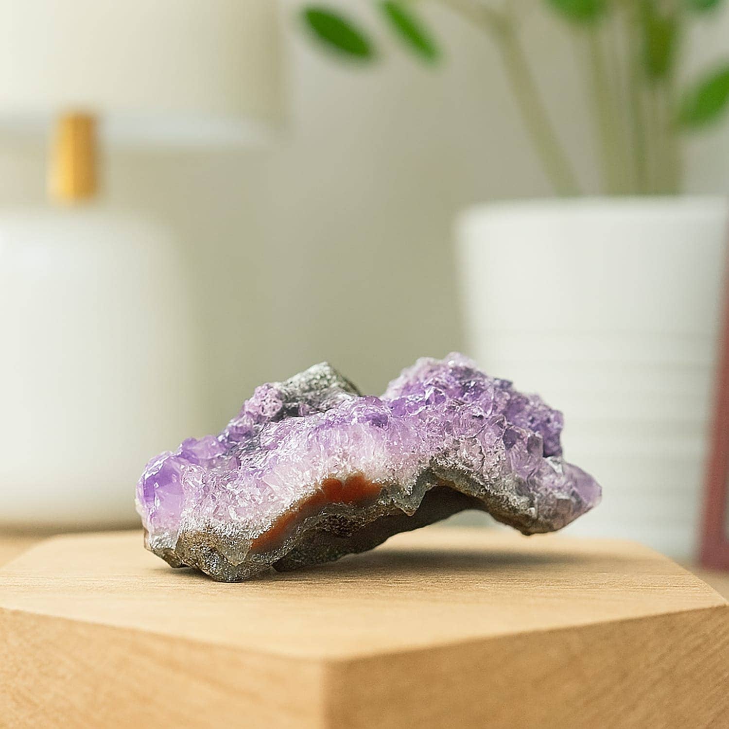 Etnico del Mondo - Wholesale Spiritual Stone/Crystal - Amethyst Druze Purple Crystal for Energetic Decor #30