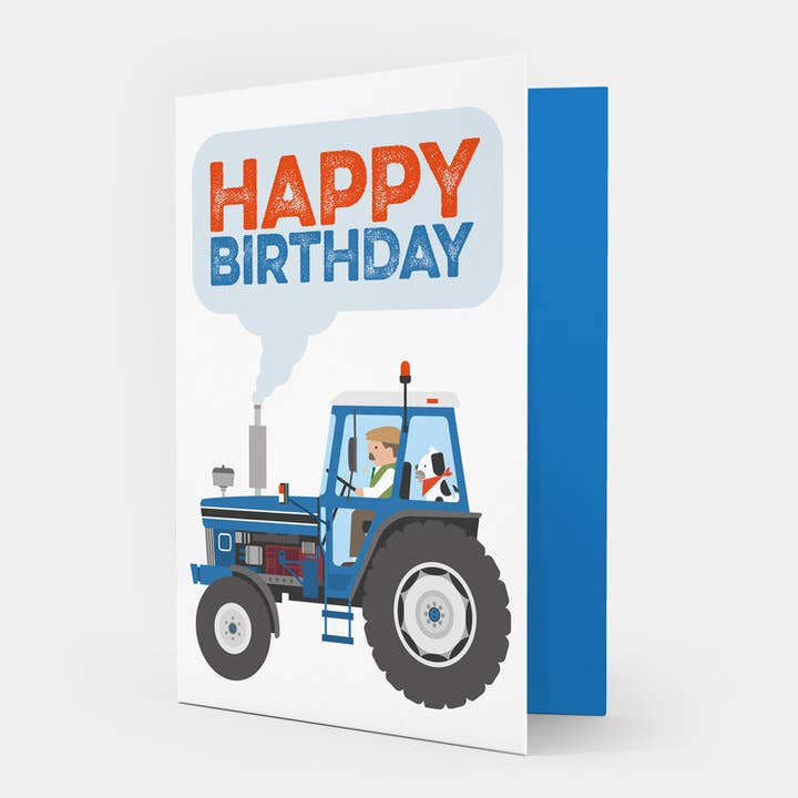 Showler and Showler - Vendita all'ingrosso Biglietti di auguri - Biglietto di compleanno trattore