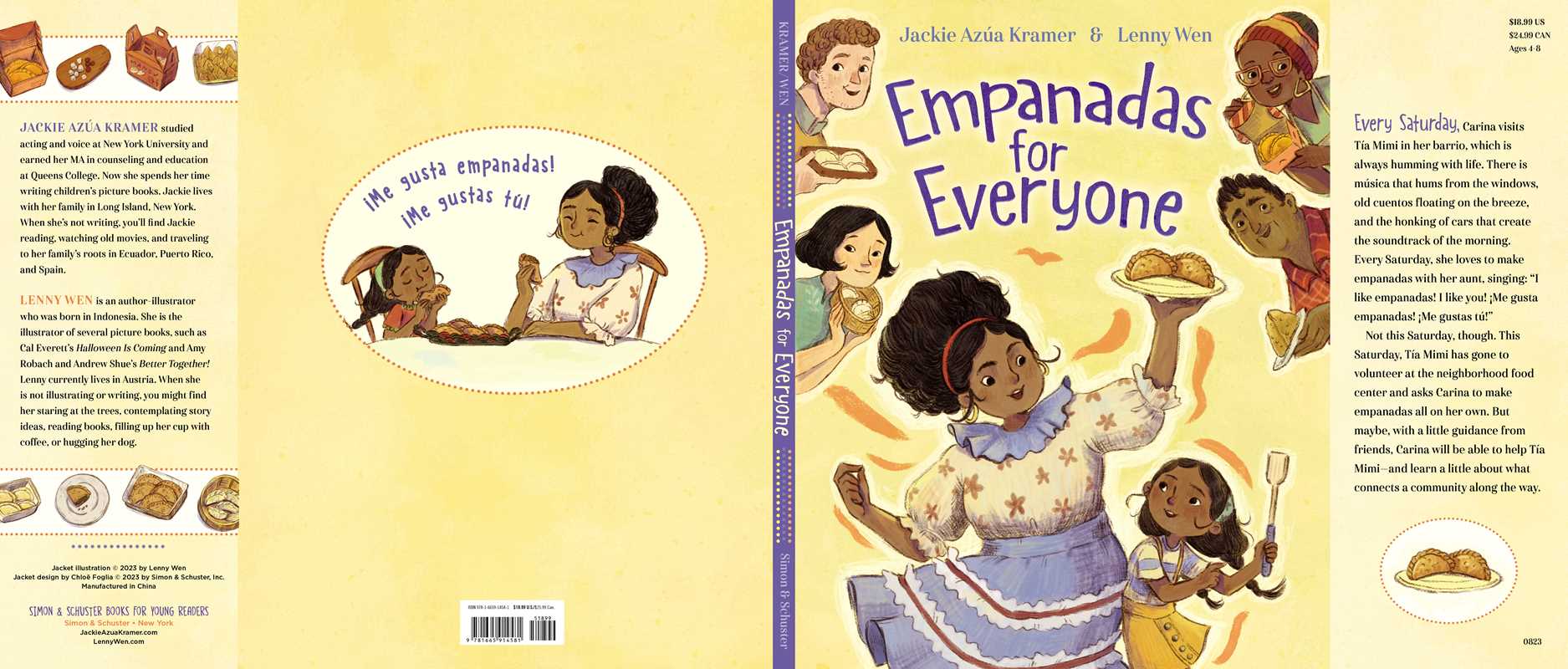 Simon & Schuster - Wholesale Preschool Book (3-5) - Empanadas for Everyone by Jackie Azúa Kramer1