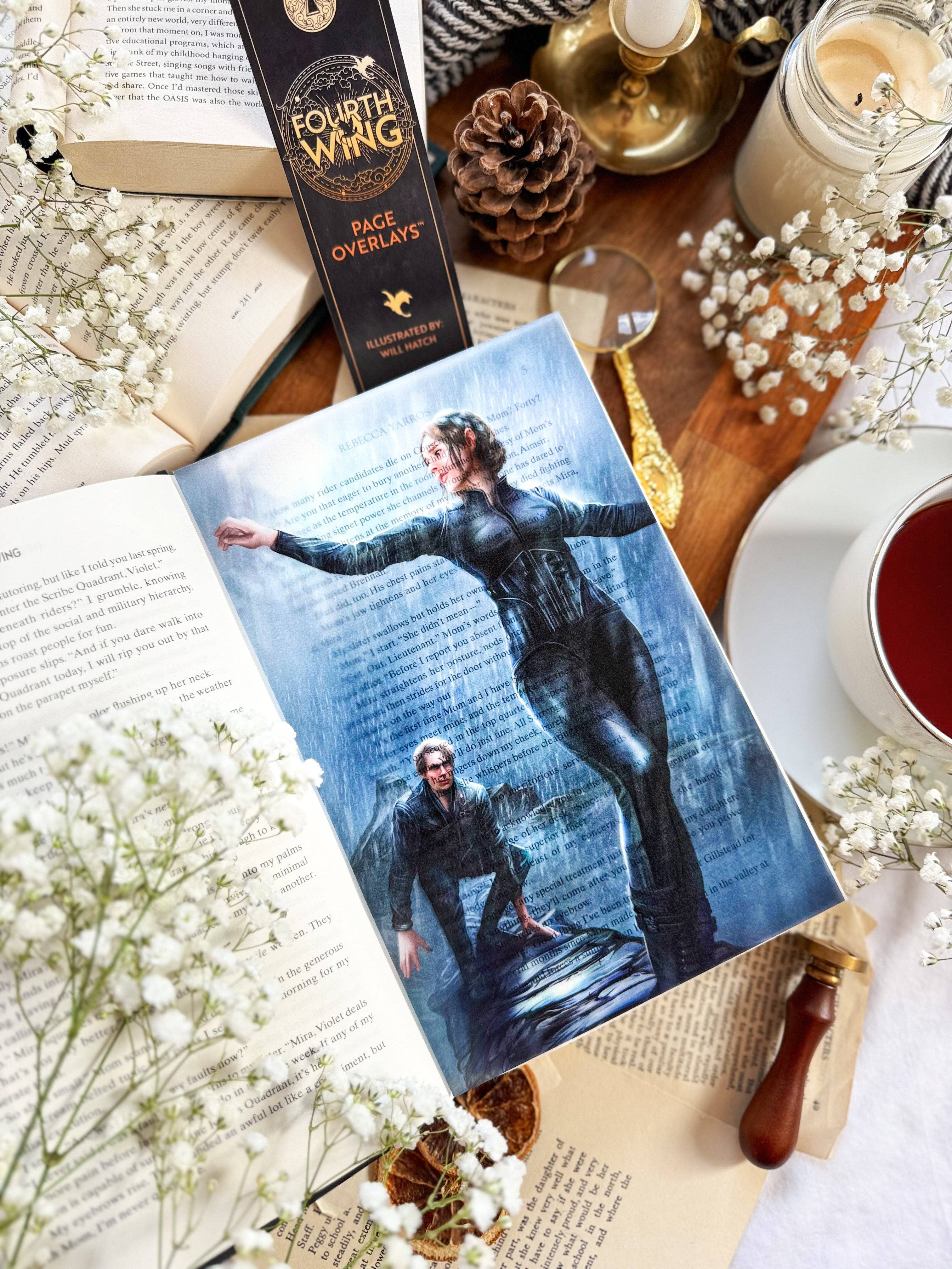 Reading Portal – Impressão artística por atacado – Sobreposições de Página da Quarta Ala™2