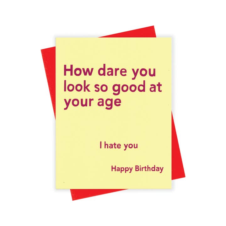 HBD Look Good Card for wholesale by xou