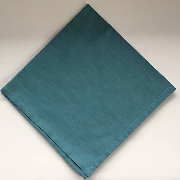 Napkins Woven Homespun Solid Smokey Turq for wholesale by natural habitat