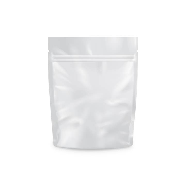 Cannatron - Wholesale Food Storage Wrap/Bag - Mylar Bags Food Storage - 100ct - All White 1 Gram