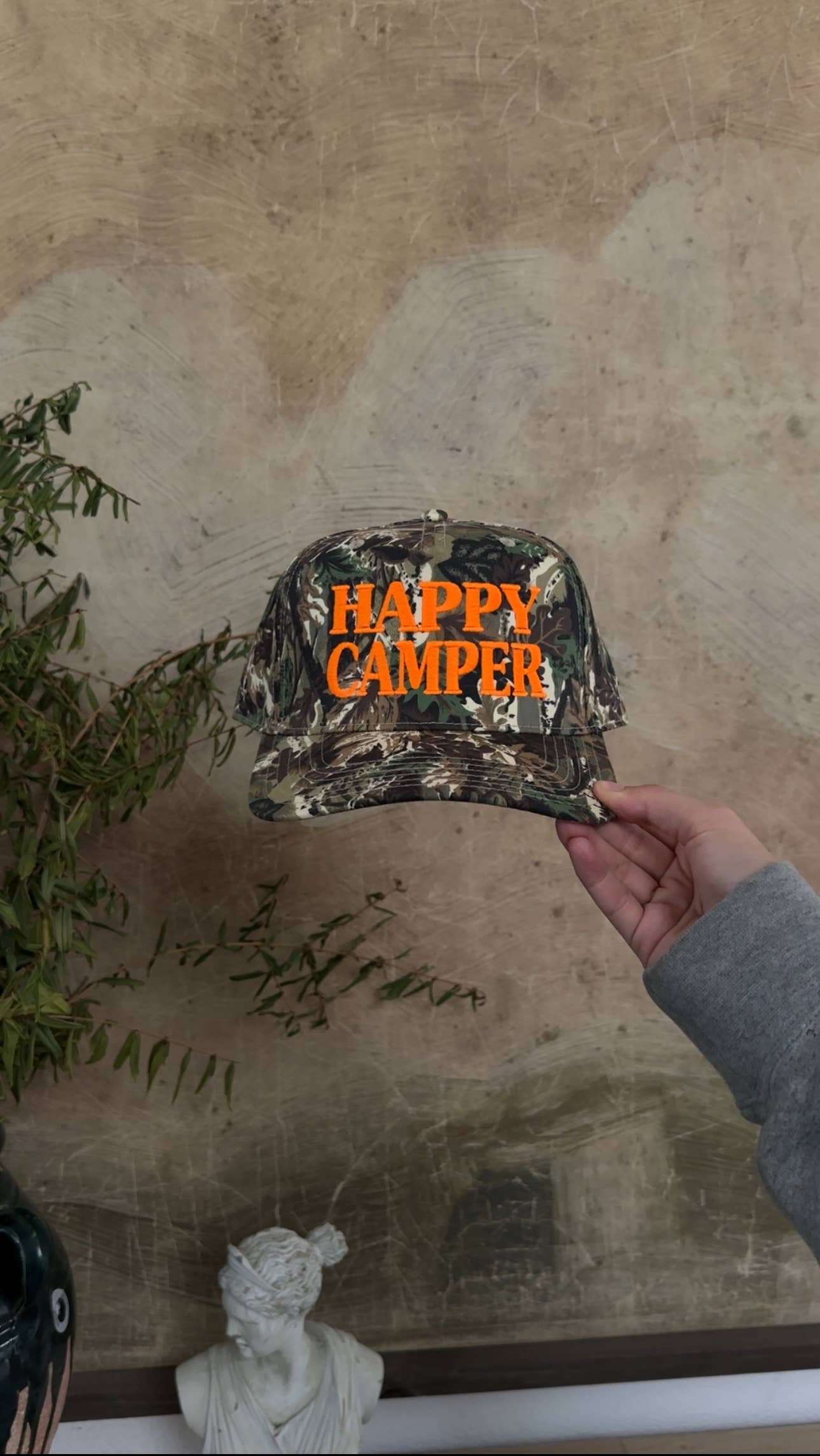 Electric label - Wholesale Baseball Cap - Unisex - Happy Camper hat2