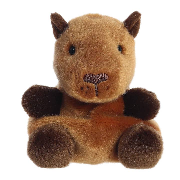 5" Plush Pal Capybara Palm Pals Stuffed Animal for wholesale by The Honey Den