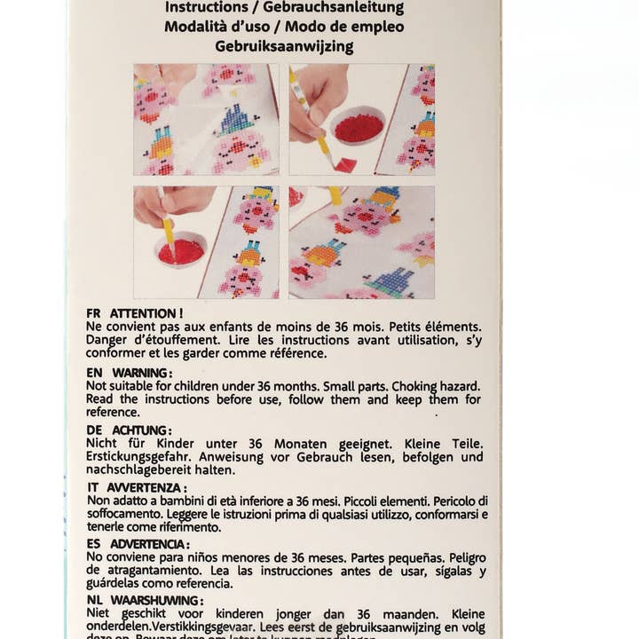 Graine Créative - Wholesale DIY Craft Kit - Kids - DIAMOND MOSAIC STICKER KIT - DOLPHIN4