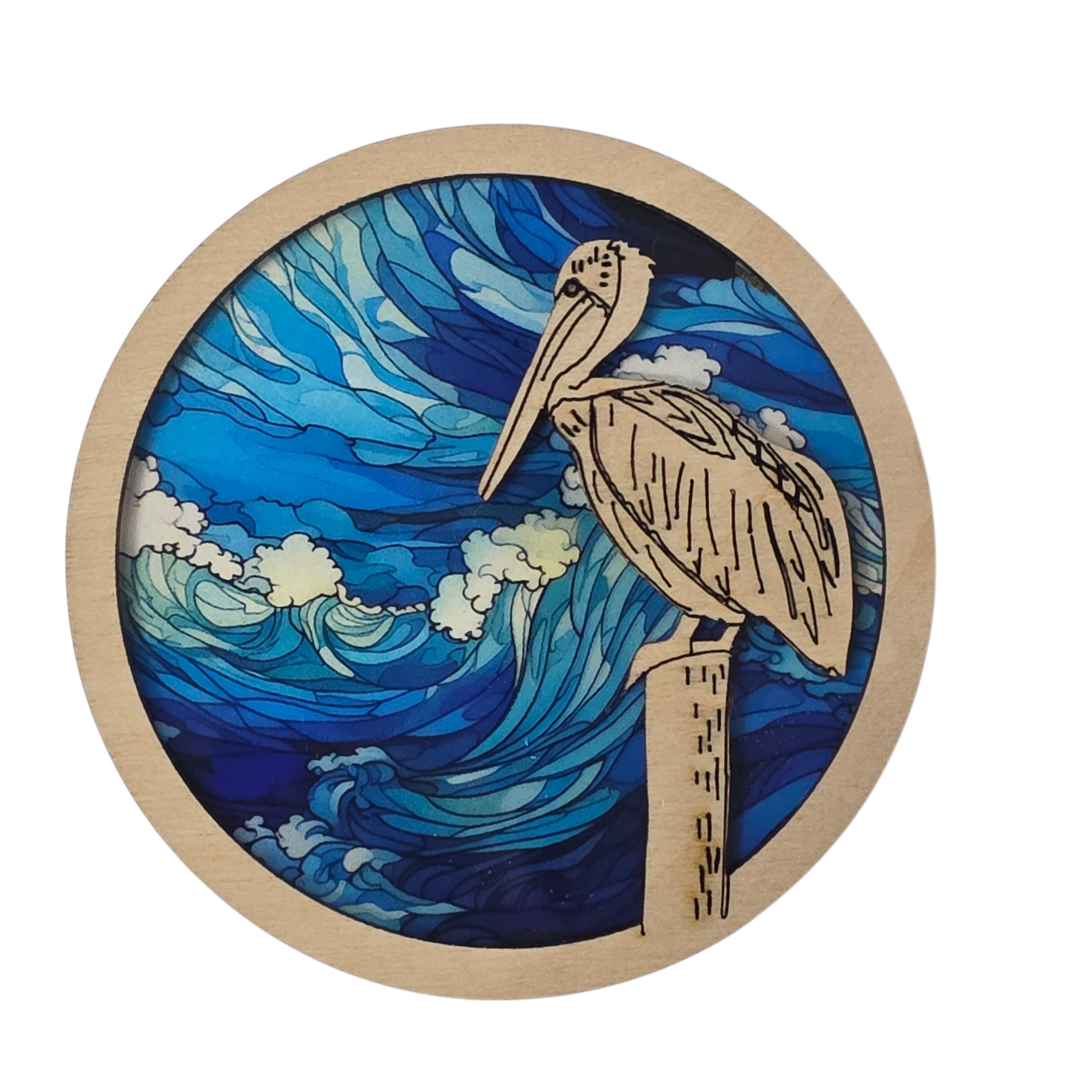 Gulf Coast Custom - Wholesale Magnet - Pelican Magnet - Coastal Themed Magnet - Name Drop Available1