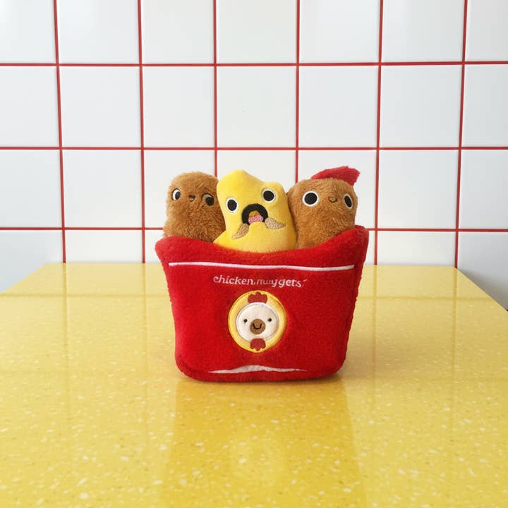 Munchies : Jouet en Peluche Poulet Nuggets Doux pour la vente par Pango Productions