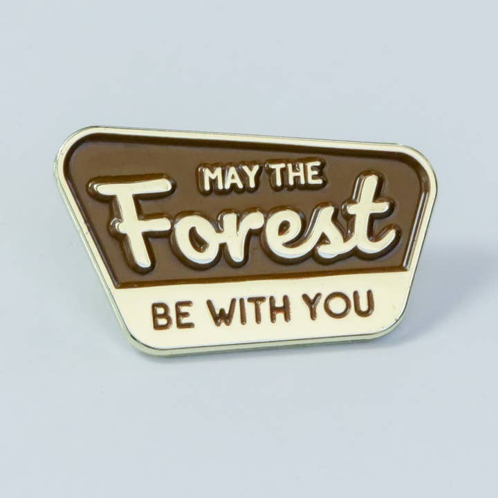 Squatchy - Wholesale Lapel Pin/Button - Enamel Pin, May the Forest Be with You, Collectible Pin