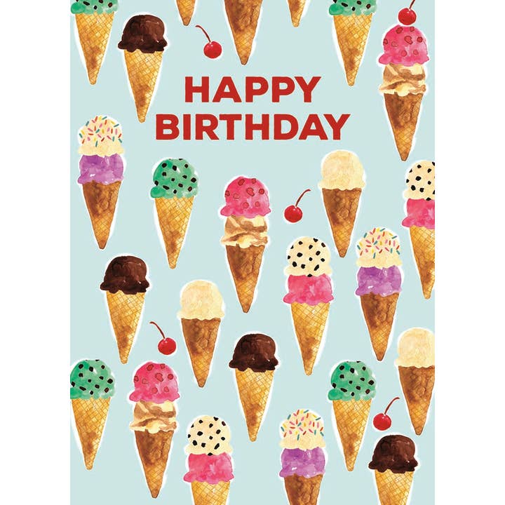 Ice Cream You Scream - Birthday Value Card for wholesale by Legacy