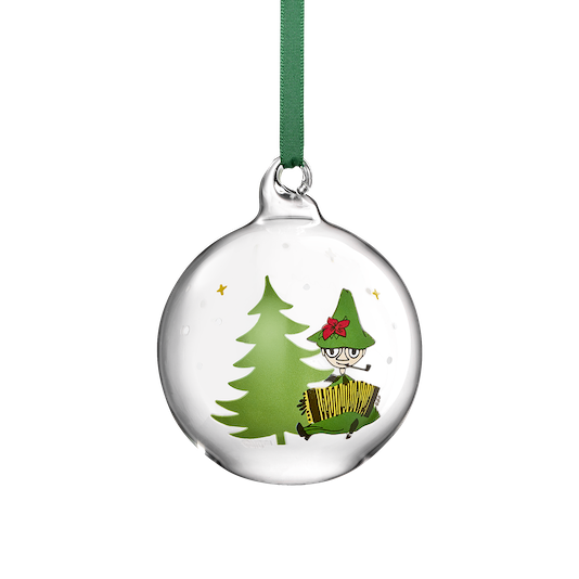 Treacle George (Muurla) – wholesale Ornament – MOOMIN | Christmas | Glass Bauble | Spruce | ⌀ 7 cm2