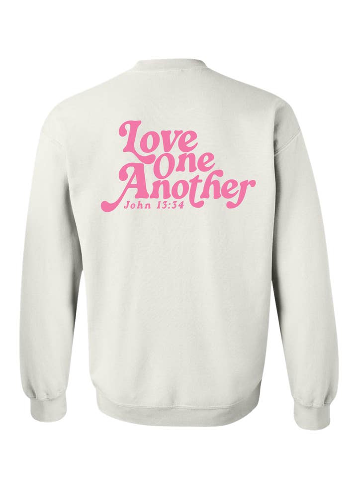 Love One Another | Adult Crewneck for wholesale by Sister Shirts