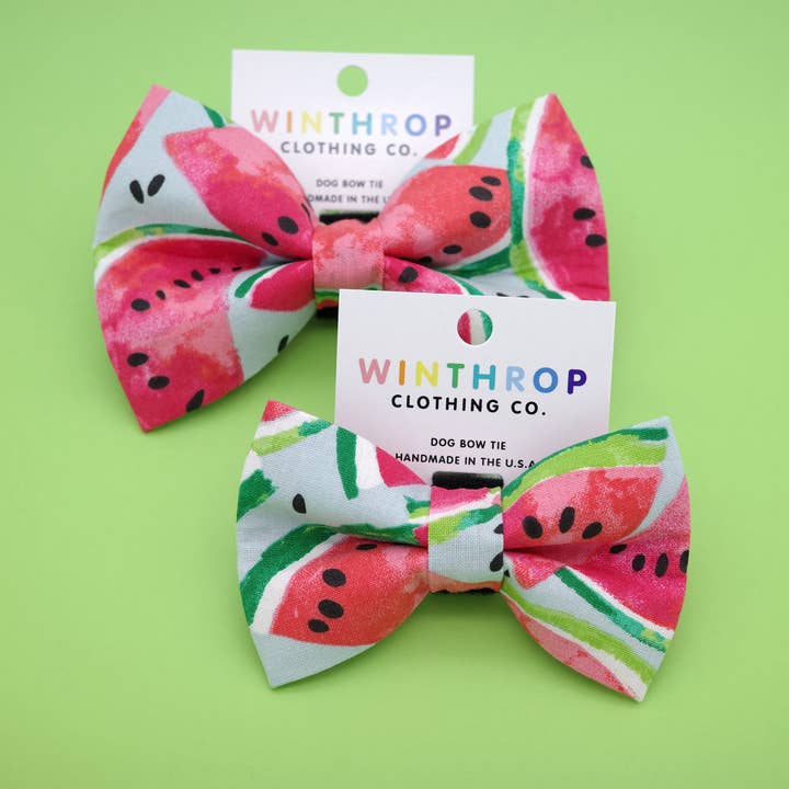 Winthrop Clothing Co. – Laço – Cão por atacado – Gravata borboleta de cachorro melancia