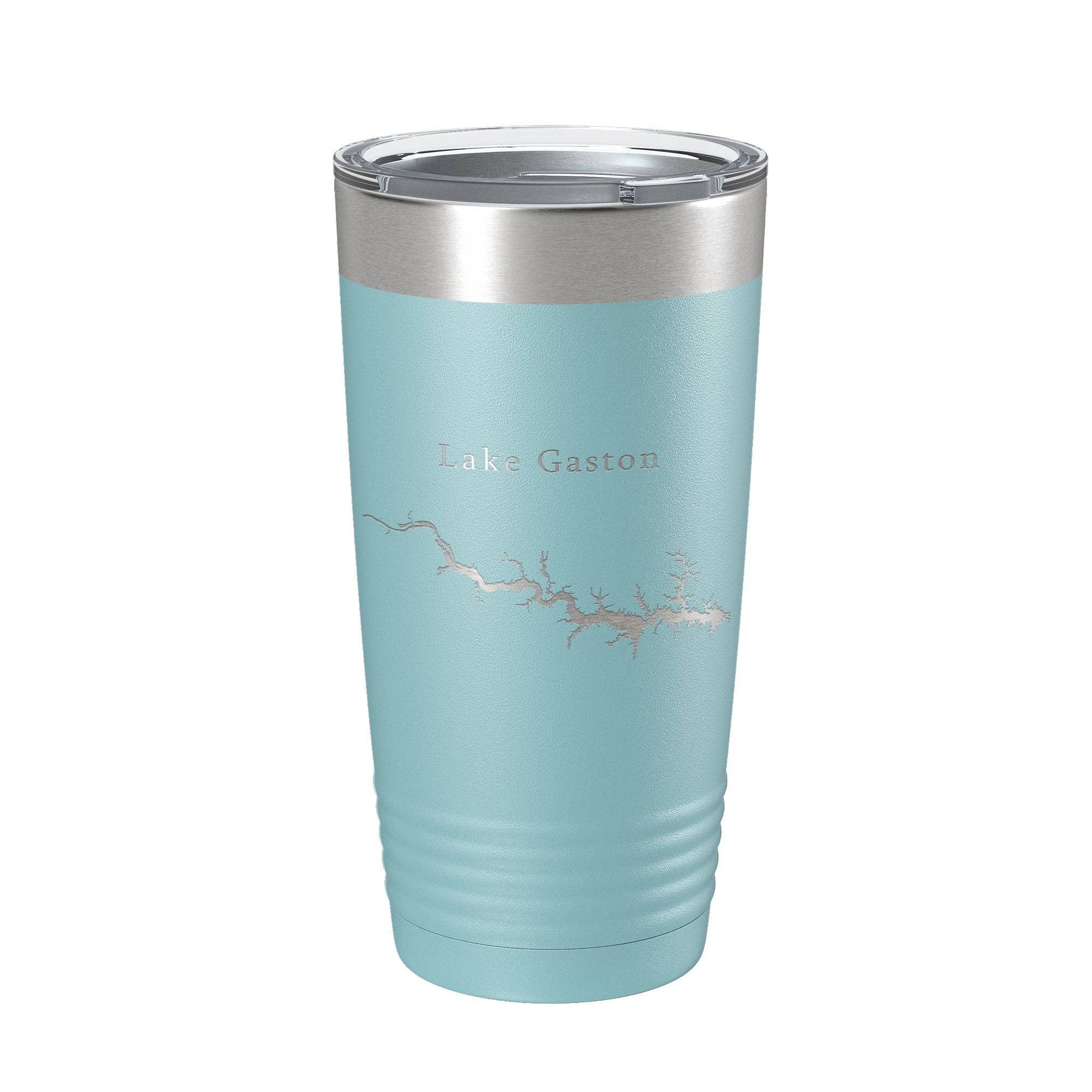 CarveBright - Wholesale Insulated Mug/Tumbler - Lake Gaston Map Tumbler Travel Mug Insulated Laser Engraved Coffee Cup North Carolina Virginia 20 oz13