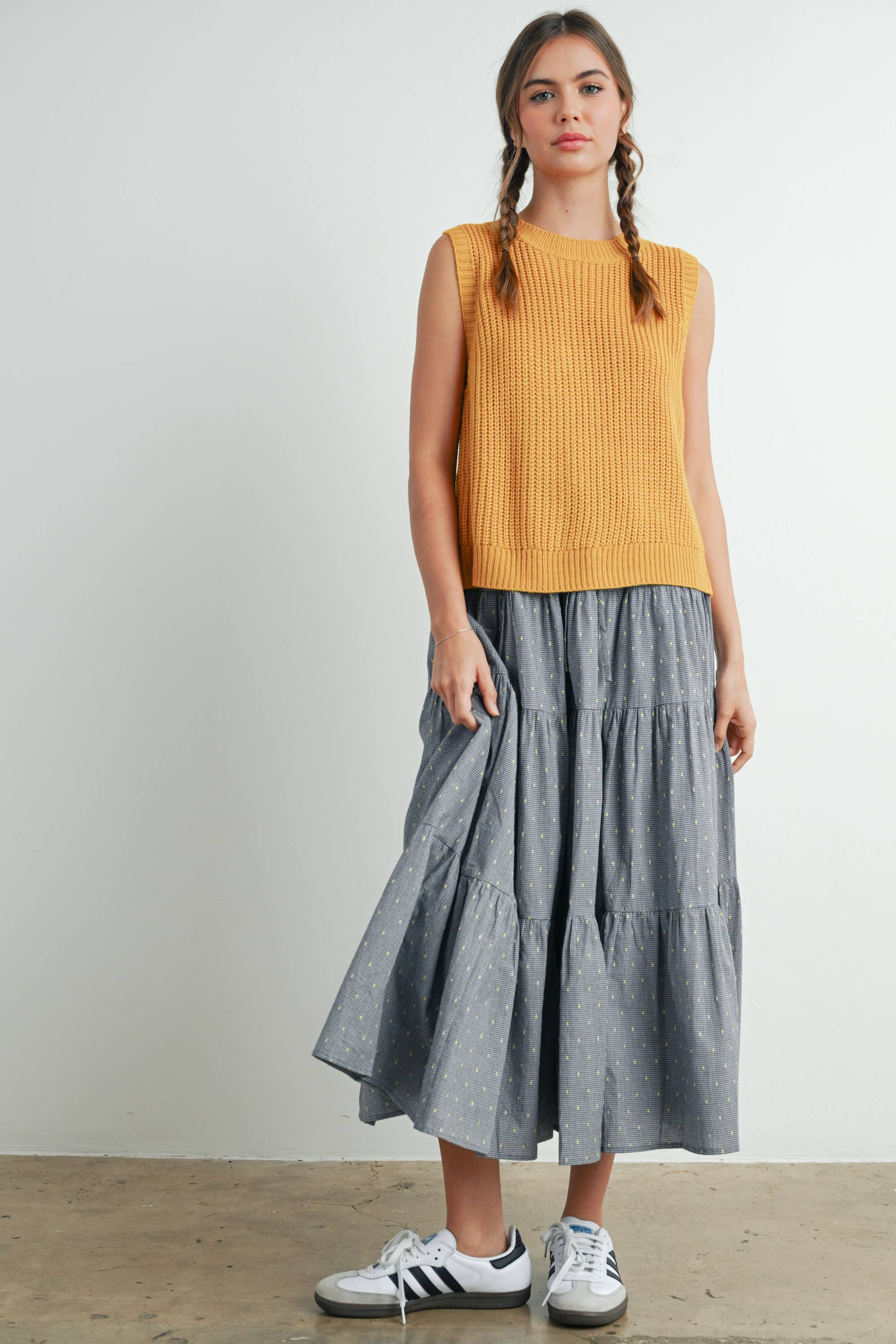 BUTTERMELON - Vendita all'ingrosso Gonna - Donna - Gonna Maxi Flowy - BMS76240