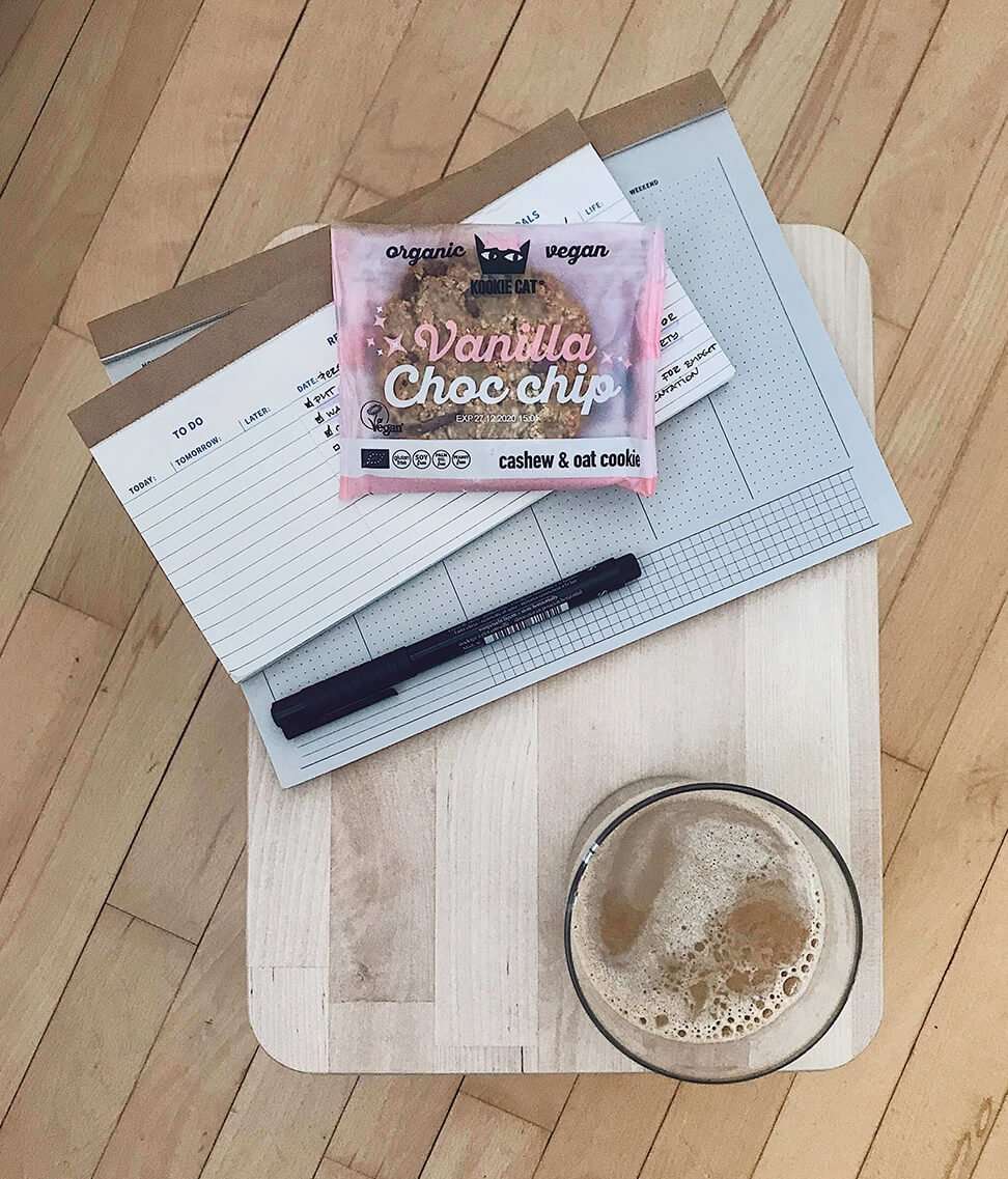 Smart Organic - Wholesale Cookie - Vanilla and Choc Chip Cookie, Bio, Kookie Cat, 50g6