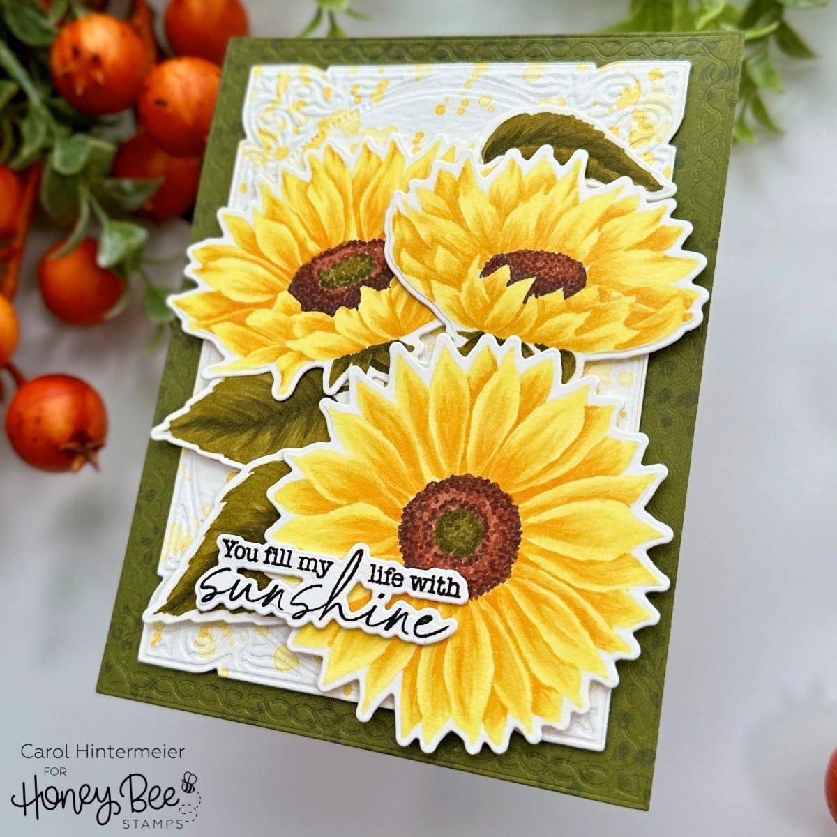 Honey Bee Stamps - Wholesale Craft Supplies - Fall Is In The Air Paper Pad 6x8.5 - 24 Double-Sided Sheets2