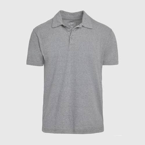 True Classic - Wholesale Polo - Men's - Short Sleeve Shirt | Polo | Heather Gray1