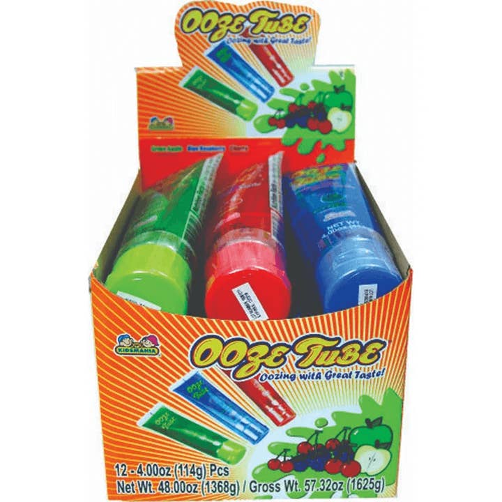 Sugar Bear Candy - Wholesale Hard Candy - Ooze Tube 12 ct.