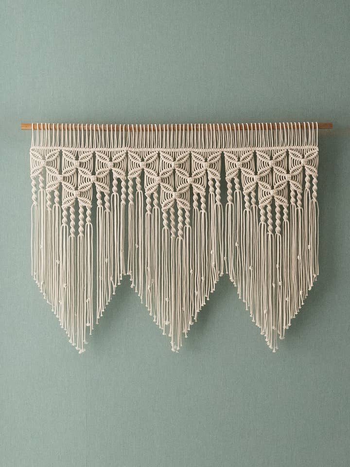 Macrame Curtain C30 for wholesale by HeartCrafted