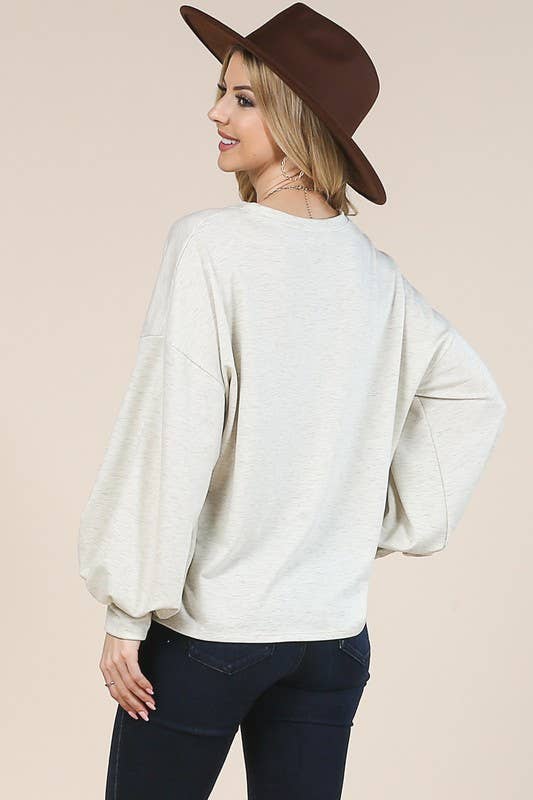 AVEIA AV1171-LISA HORSE GRAPHIC TERRY TOP FRANCÊS para venda a revendedores na Faire7