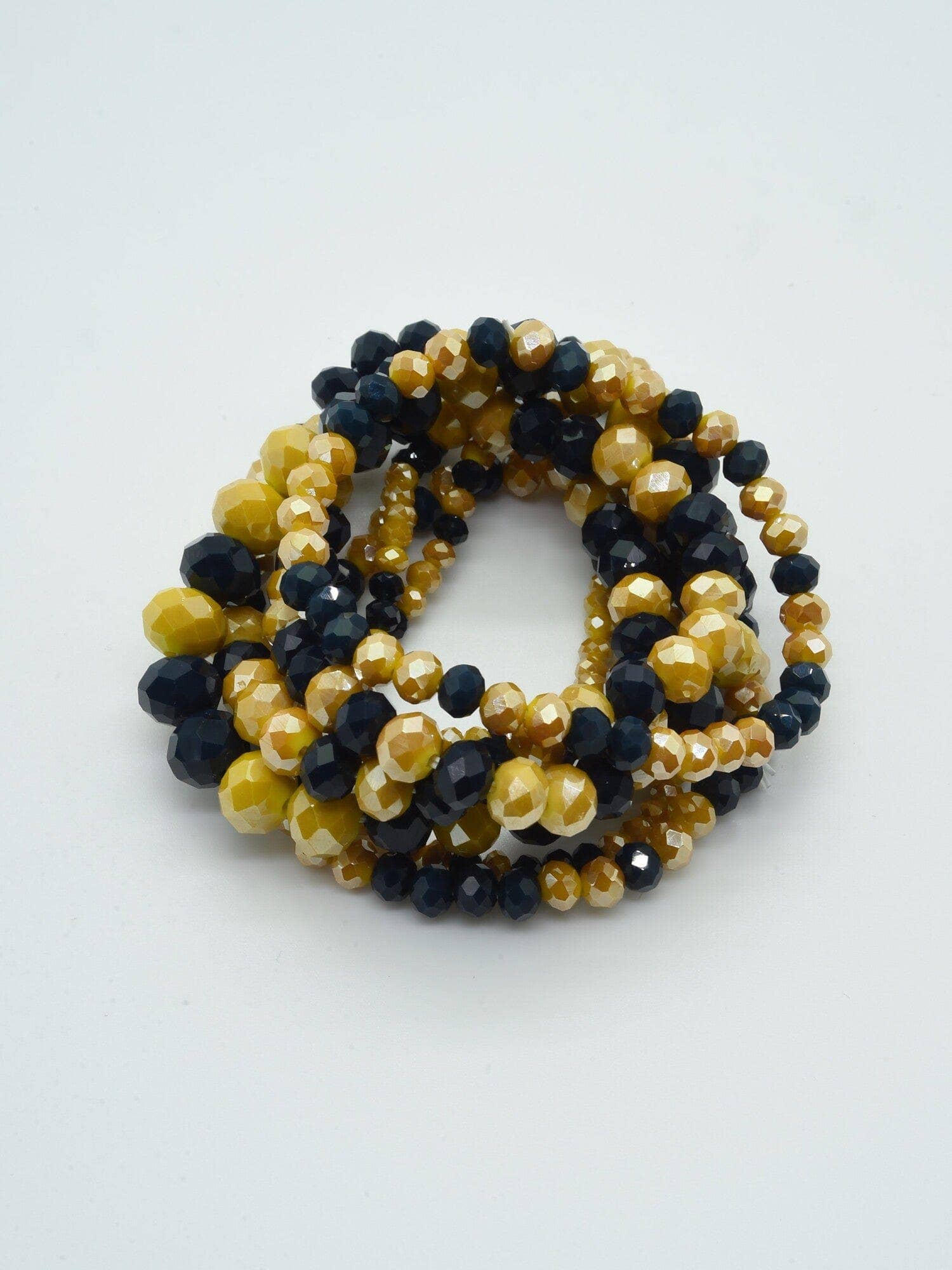 MiMi Wholesale - Wholesale Jewelry Set - CB2177 7 Piece Glass Beaded Bracelet Jewelry Set26