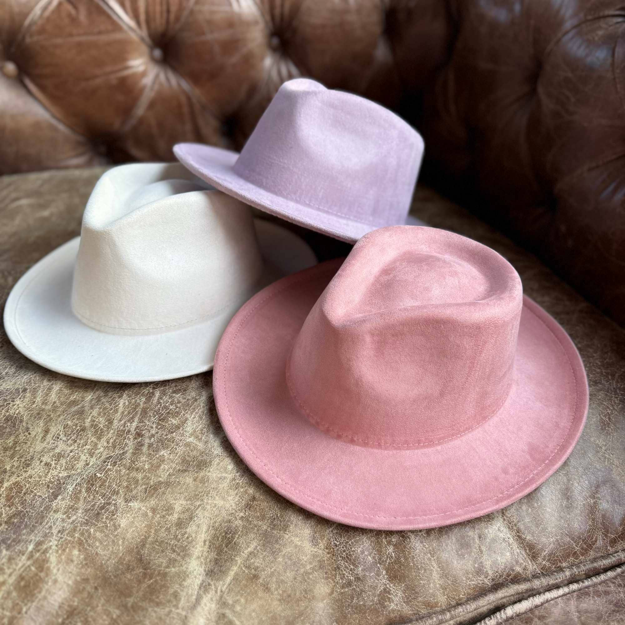 Queens INC – wholesale Fedora – Women’s – Stiff Short  Brim Rancher in  Suede Hat8