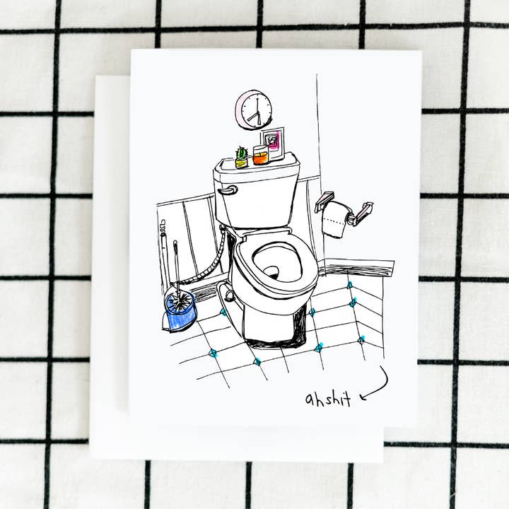 Carte d'art salle de bain pour la vente par ARTJADEN