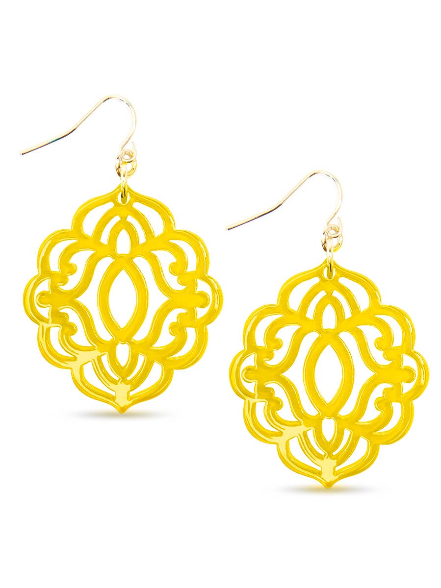 ZENZII Jewelry – Engroshandel Hængeøreringe og creoløreringe – Barok Resin Drop Øreringe14