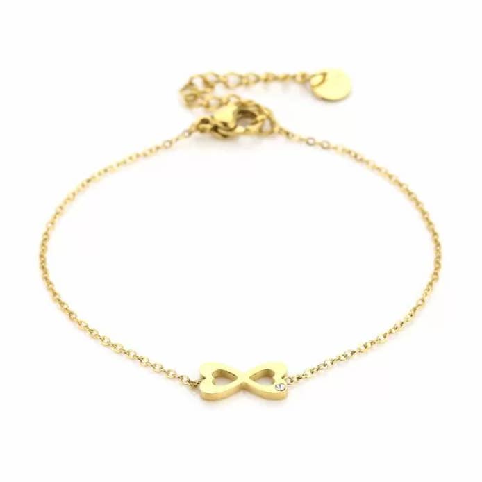 Infinity Gold Plated Bracelet for wholesale by Sansira Jewelry