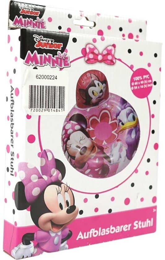 NHP International - Wholesale Inflatables - Pink Disney Minnie inflatable chairs suitable for beach or s1