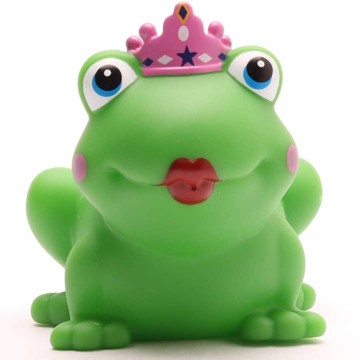 Duckshop - Wholesale Bath Toy - Baby - Frog queen with pink crown - bath toy