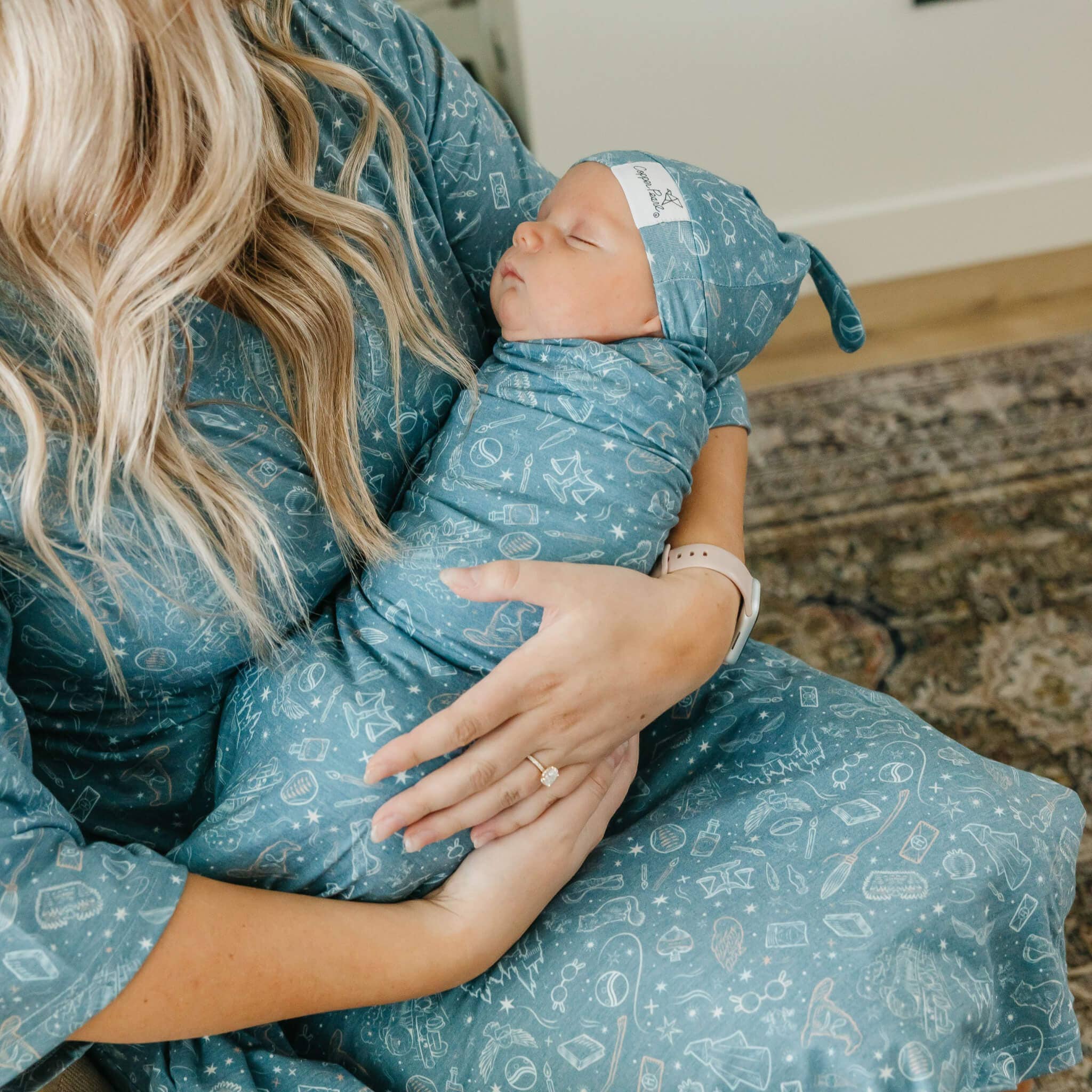 Copper Pearl - Wholesale Swaddle - Baby - Knit Swaddle Blanket - Hogwarts0