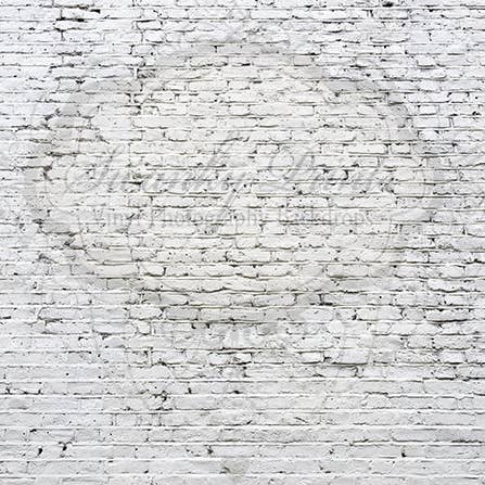 Muro di mattoni bianco invecchiato, 1,8 x 1,5 m, perfetto per neonati. per la vendita all'ingrosso da parte di Swanky Prints