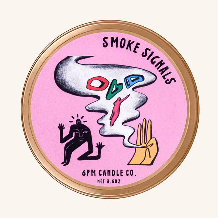 Señales de humo - Velas de viaje para venta al por mayor de 6pm Candle Co.