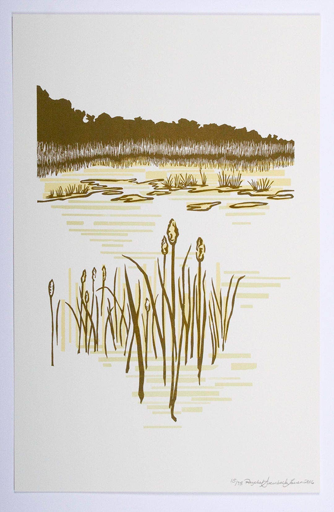 Current Location Press - Wholesale Art Print - Leatherleaf Bog - Limited Edition Letterpress Print2