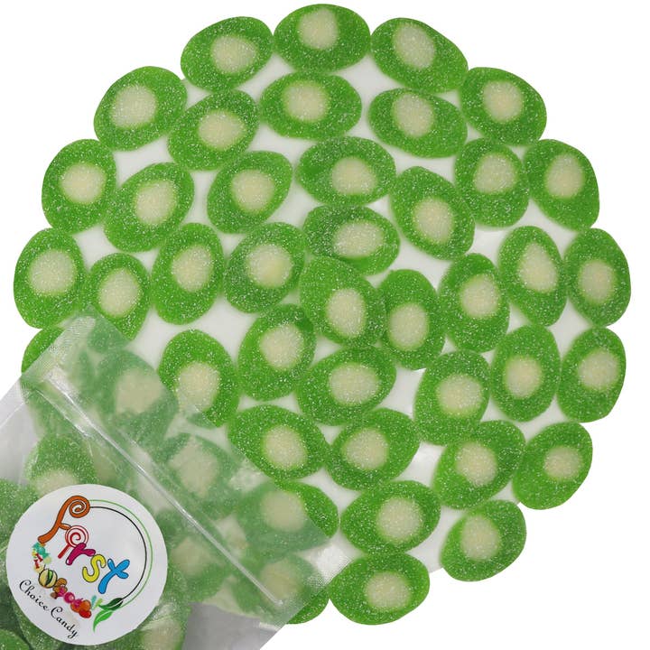 SOUR KIWI SLICES GUMMY for wholesale by First Choice Candy
