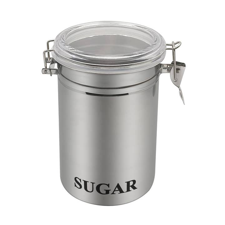 Fox Run Stainless Steel Sugar Container, 62 oz Canister for wholesale by Fox Run Brands