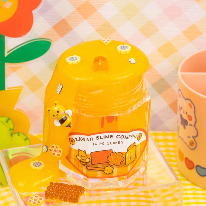 Kawaii Slime Company - Wholesale Putty/Slime - Kids - Homemade Honey Slime Jar (5pcs/case)