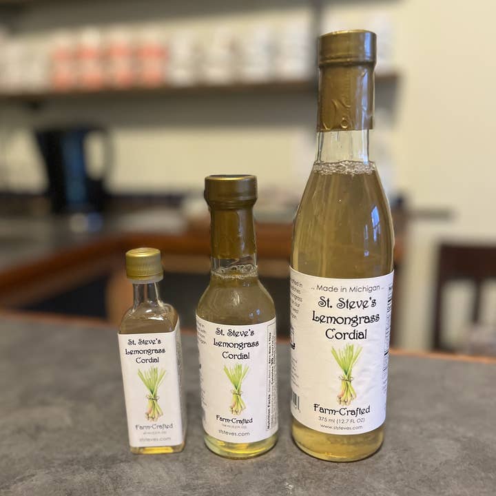 Cordial (Syrup) - Lemongrass for wholesale by St. Steve's Farm-Crafted Beverages