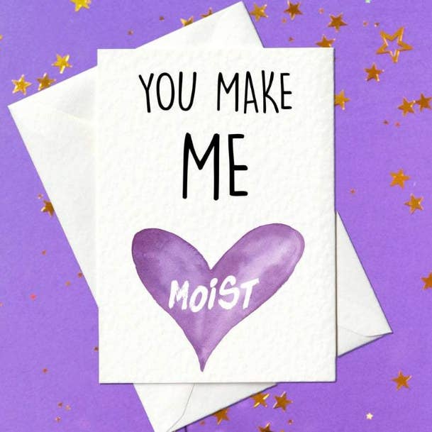 Du gør mig fugtig - Uhøflig Fødselsdag for engroshandel hos Prickly Cards