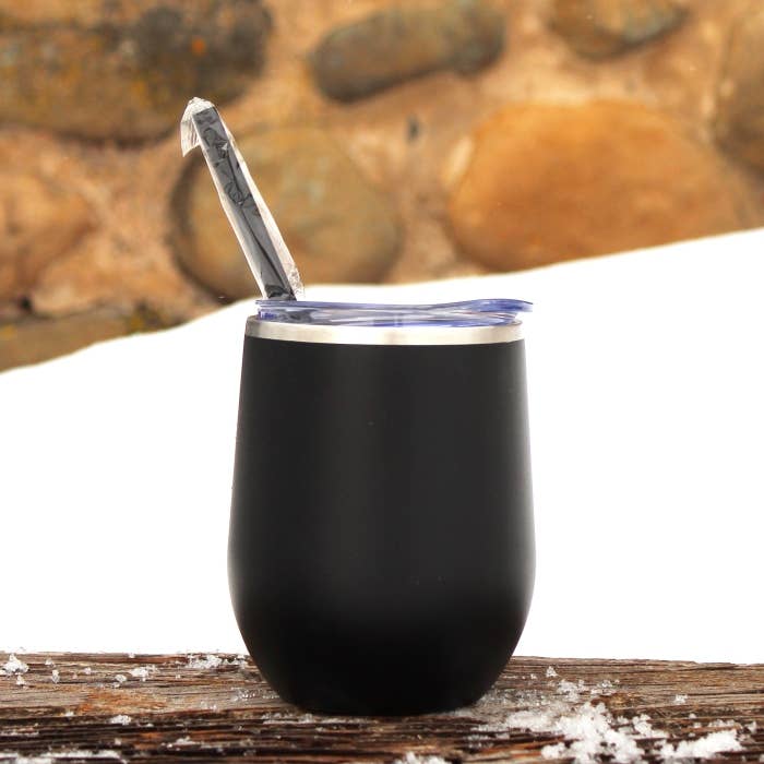 Katie & Company - Wholesale Insulated Mug/Tumbler - Life is Better in the Mountains Enamel Mug Wine Tumbler