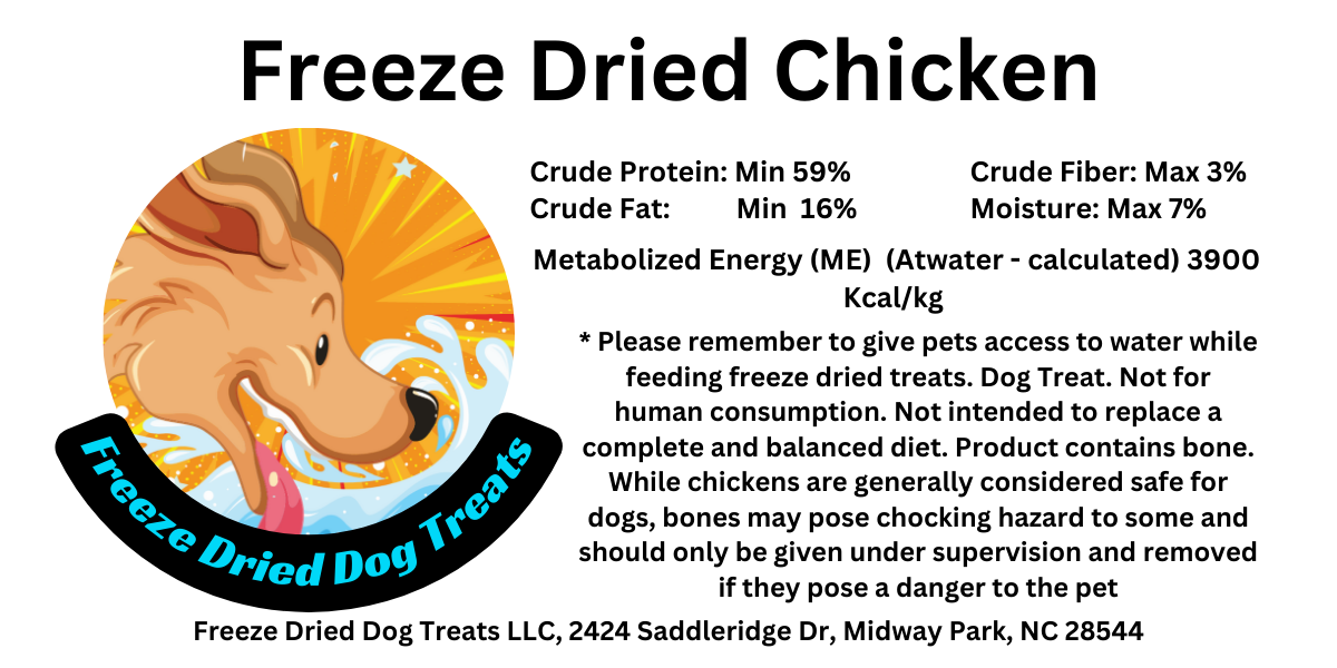 Frost Fang LLC - Wholesale Pet Treats - Dog - Dog Treat Freeze Dried Chicken - Baby (Chicks)5