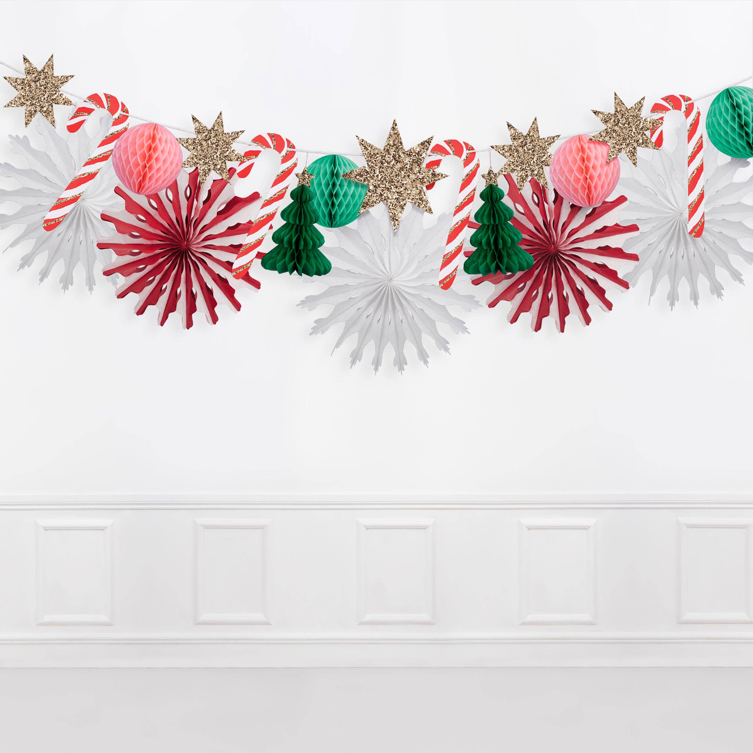 Meri Meri - Wholesale Bunting/Garland - Christmas Honeycomb Garland5