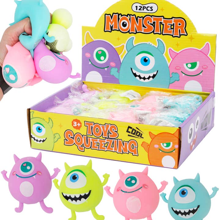 Cap Zone - Wholesale Squishy Toy - Kids & Baby - Alien Monster Fluffy Slime Filled Squishy