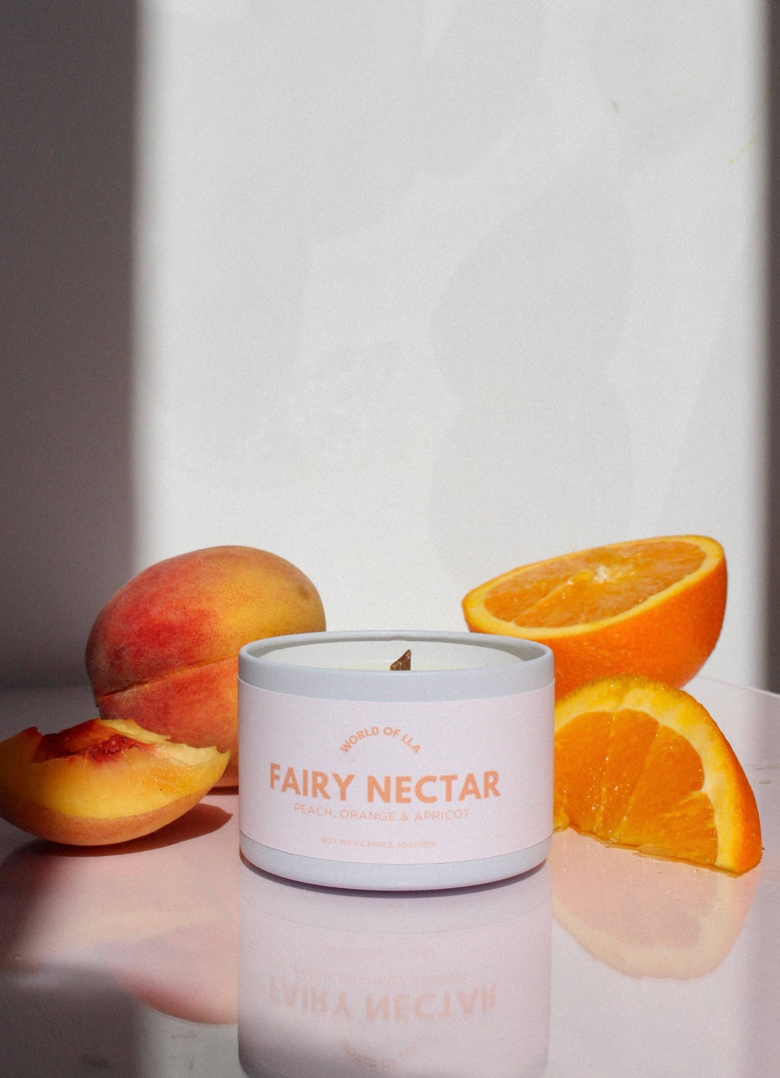 World of LLA - Wholesale Jar/Filled Candle - Fairy Nectar | Peach, Orange & Apricot1